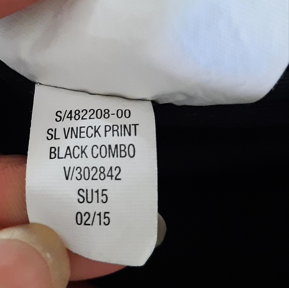 Old Navy Maxi Dress Womens Size Large V Neck Orange Yellow Geometic - Picture 14 of 16